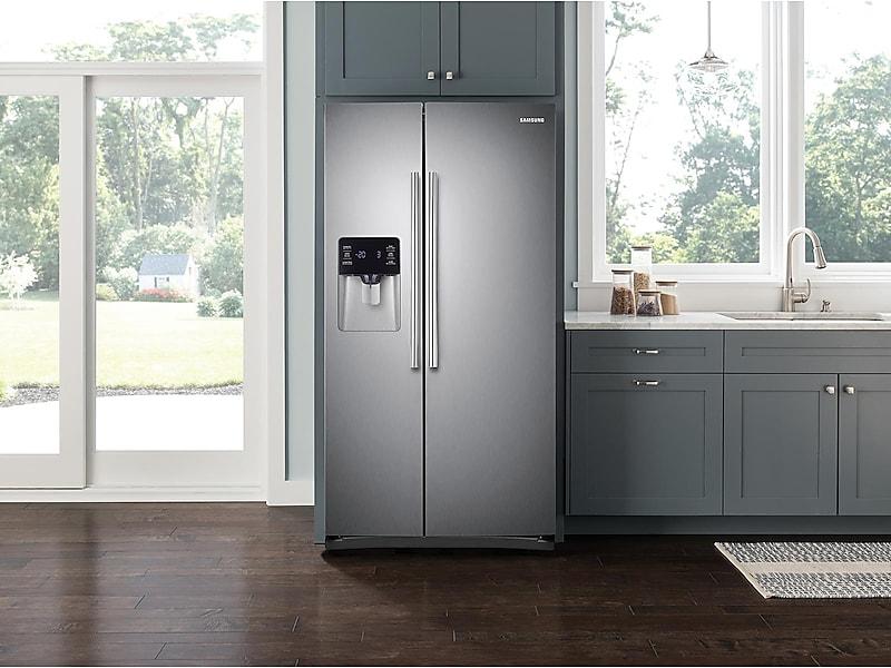 Samsung RS25H5121SR 25 Cu. Ft. Side-By-Side Refrigerator With Coolselect Zone&#8482; In Stainless Steel