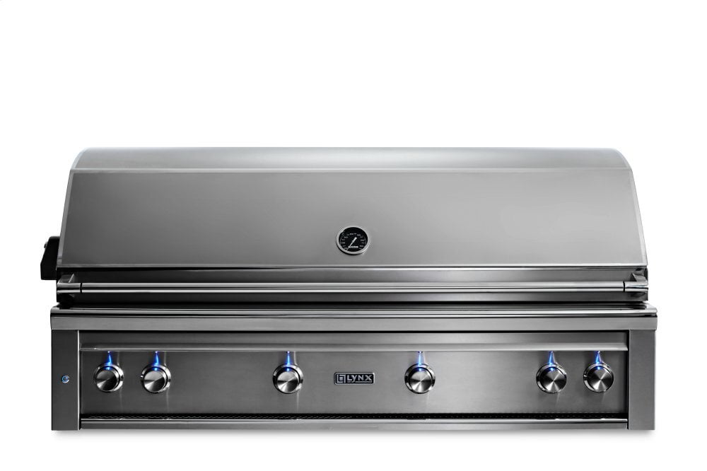 Lynx L54TRLP 54" Lynx Professional Built In Grill With 1 Trident And 3 Ceramic Burners And Rotisserie, Lp