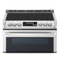 Lg LTE4815ST 7.3 Cu. Ft. Smart Wi-Fi Enabled Electric Double Oven Slide-In Range With Probake Convection® And Easyclean®