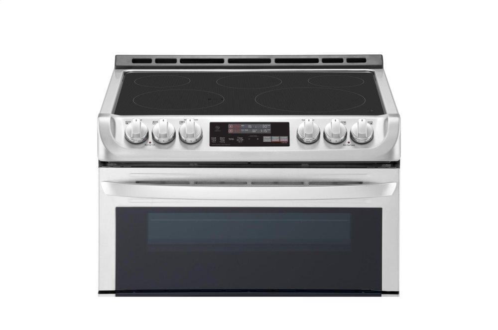 Lg LTE4815ST 7.3 Cu. Ft. Smart Wi-Fi Enabled Electric Double Oven Slide-In Range With Probake Convection® And Easyclean®