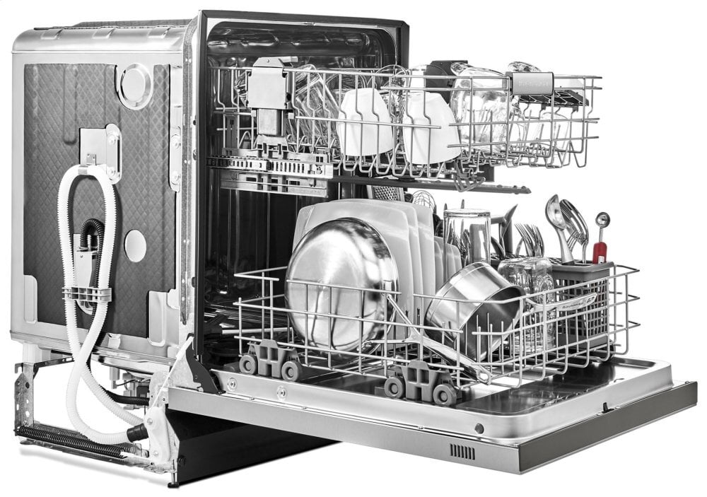 Kitchenaid KDFE104HPS 46 Dba Dishwasher With Prowash&#8482; Cycle And Printshield&#8482; Finish, Front Control - Stainless Steel With Printshield&#8482; Finish