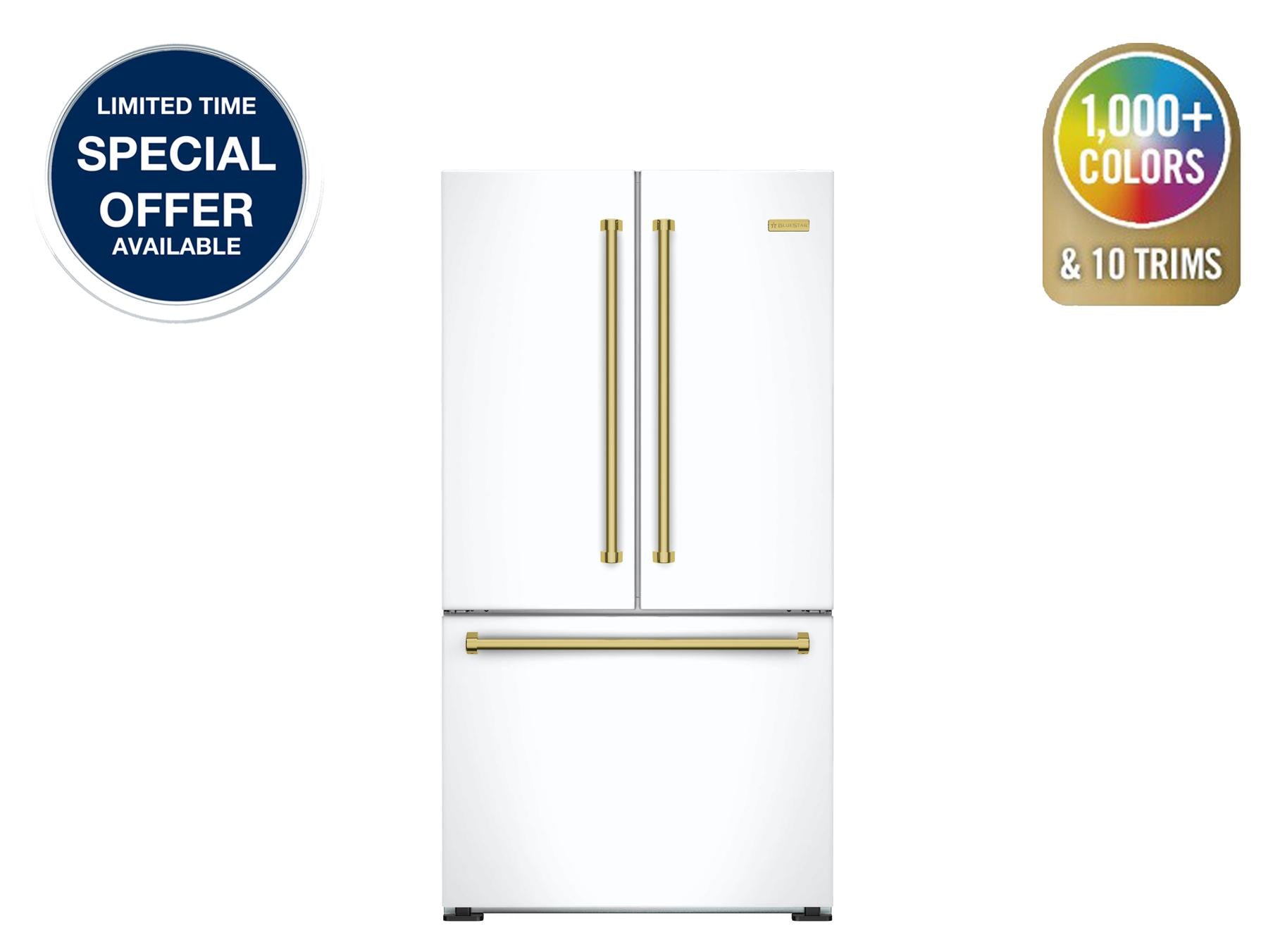 Bluestar FBFD361 36 Counter Depth French Door Refrigerator Freezer