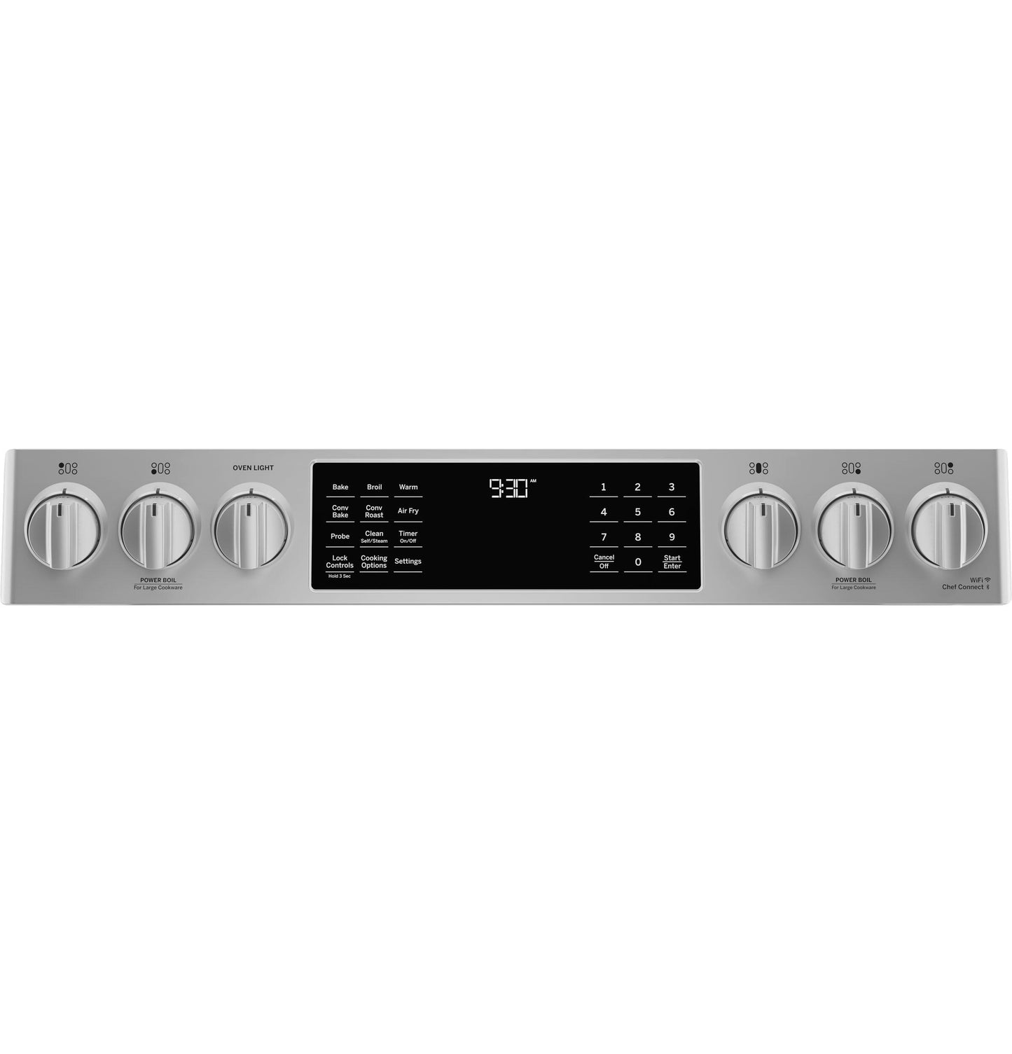 Ge Appliances P2S930YPFS Ge Profile™ 30" Smart Dual Fuel Slide-In Front-Control Fingerprint Resistant Range