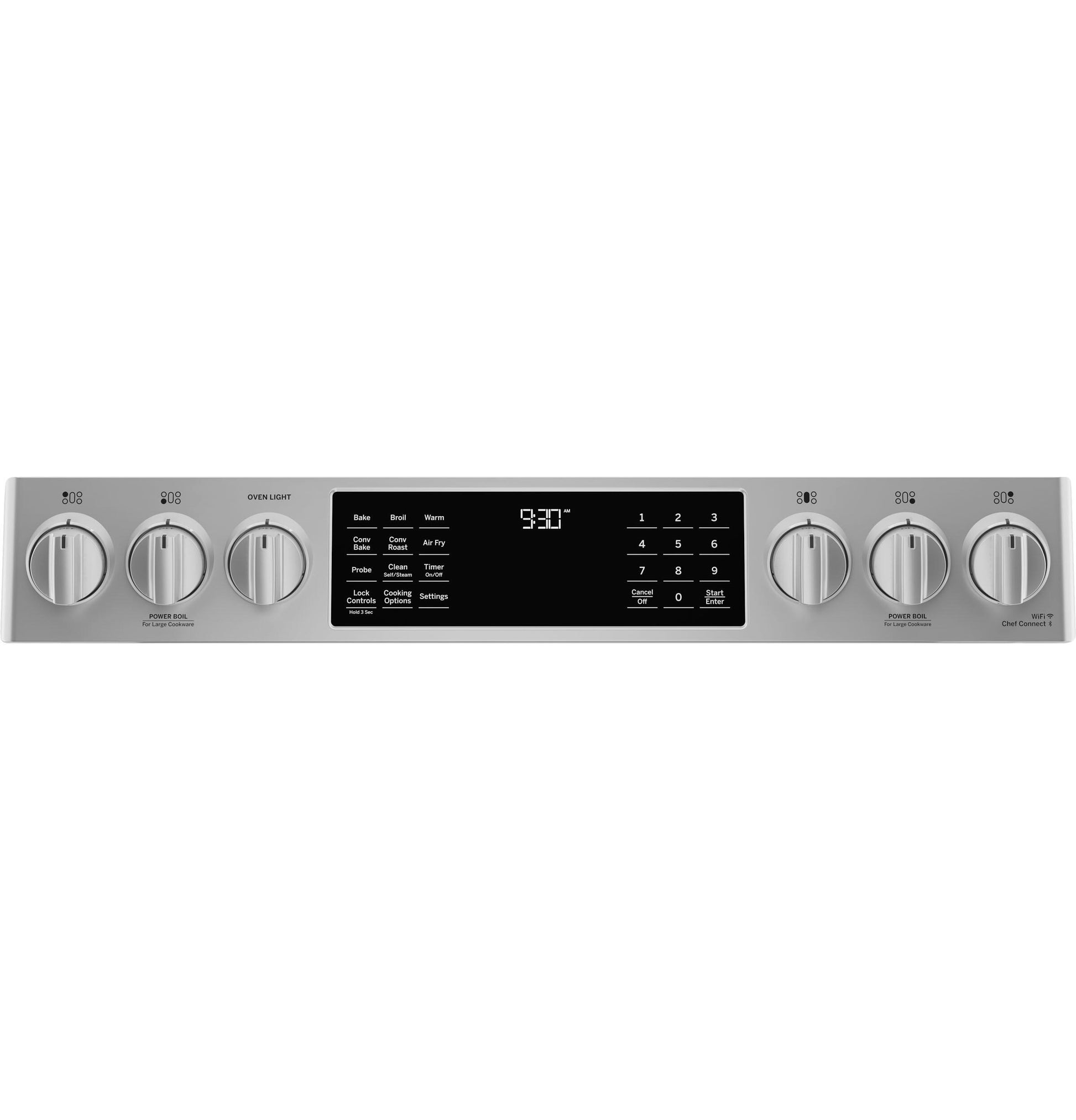 Ge Appliances P2S930YPFS Ge Profile™ 30" Smart Dual Fuel Slide-In Front-Control Fingerprint Resistant Range