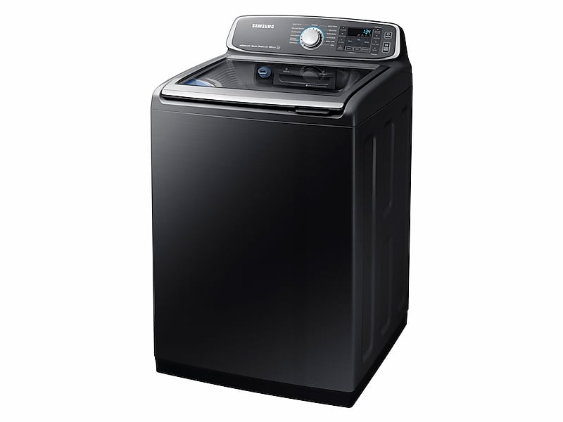 Samsung WA52M7750AV 5.2 Cu. Ft. Activewash™ Top Load Washer In Black Stainless Steel