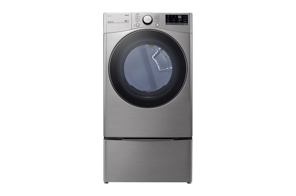 Lg DLG3601V 7.4 Cu. Ft. Ultra Large Capacity Smart Wi-Fi Enabled Front Load Gas Dryer With Built-In Intelligence