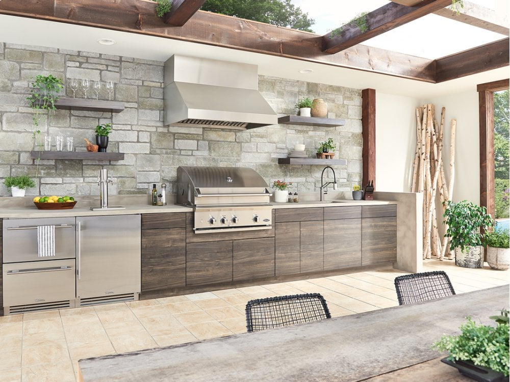 Zephyr AK7836BS 36" Cypress Wall Outdoor