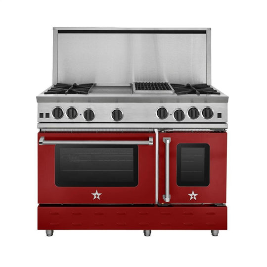 Bluestar RNB484CBV2L 48" Rnb Series Range With A 24" Charbroiler