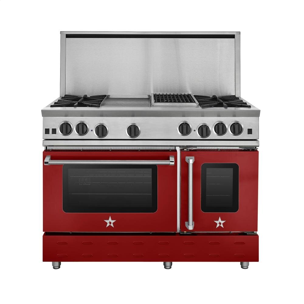 Bluestar RNB486CBV2L 48" Rnb Series Range With A 12" Charbroiler