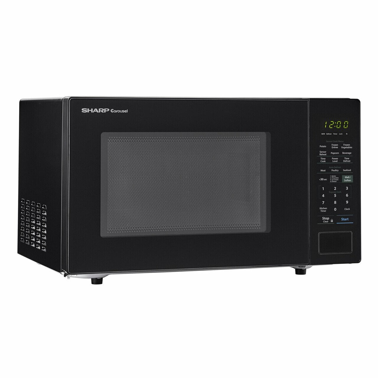 Sharp SMC1441CB 1.4 Cu. Ft. 1000W Sharp Black Countertop Microwave Oven