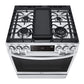 Lg LSDL6336F 6.3 Cu. Ft. Smart Wi-Fi Enabled Probake® Convection Instaview® Dual Fuel Slide-In Range With Air Fry