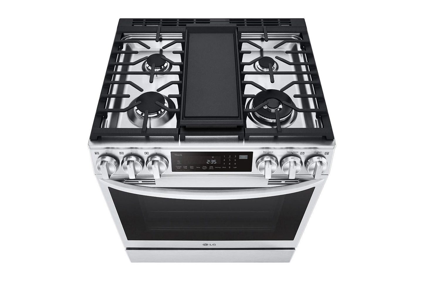 Lg LSDL6336F 6.3 Cu. Ft. Smart Wi-Fi Enabled Probake® Convection Instaview® Dual Fuel Slide-In Range With Air Fry