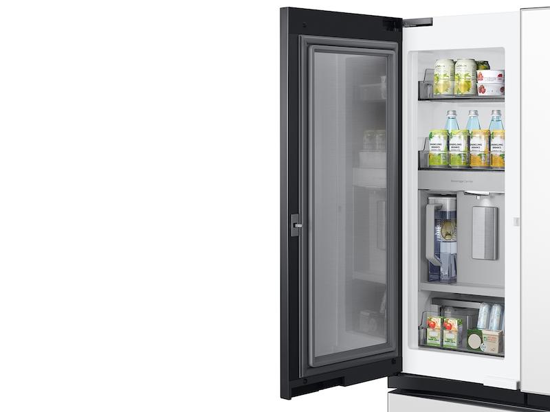 Samsung RF24BB660012AA Bespoke 3-Door French Door Refrigerator (24 Cu. Ft.) With Beverage Center&#8482; In White Glass