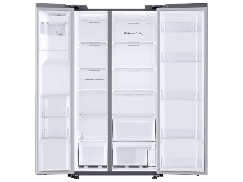 Samsung RS27T5201SR 27.4 Cu. Ft. Smart Side-By-Side Refrigerator With Large Capacity In Stainless Steel