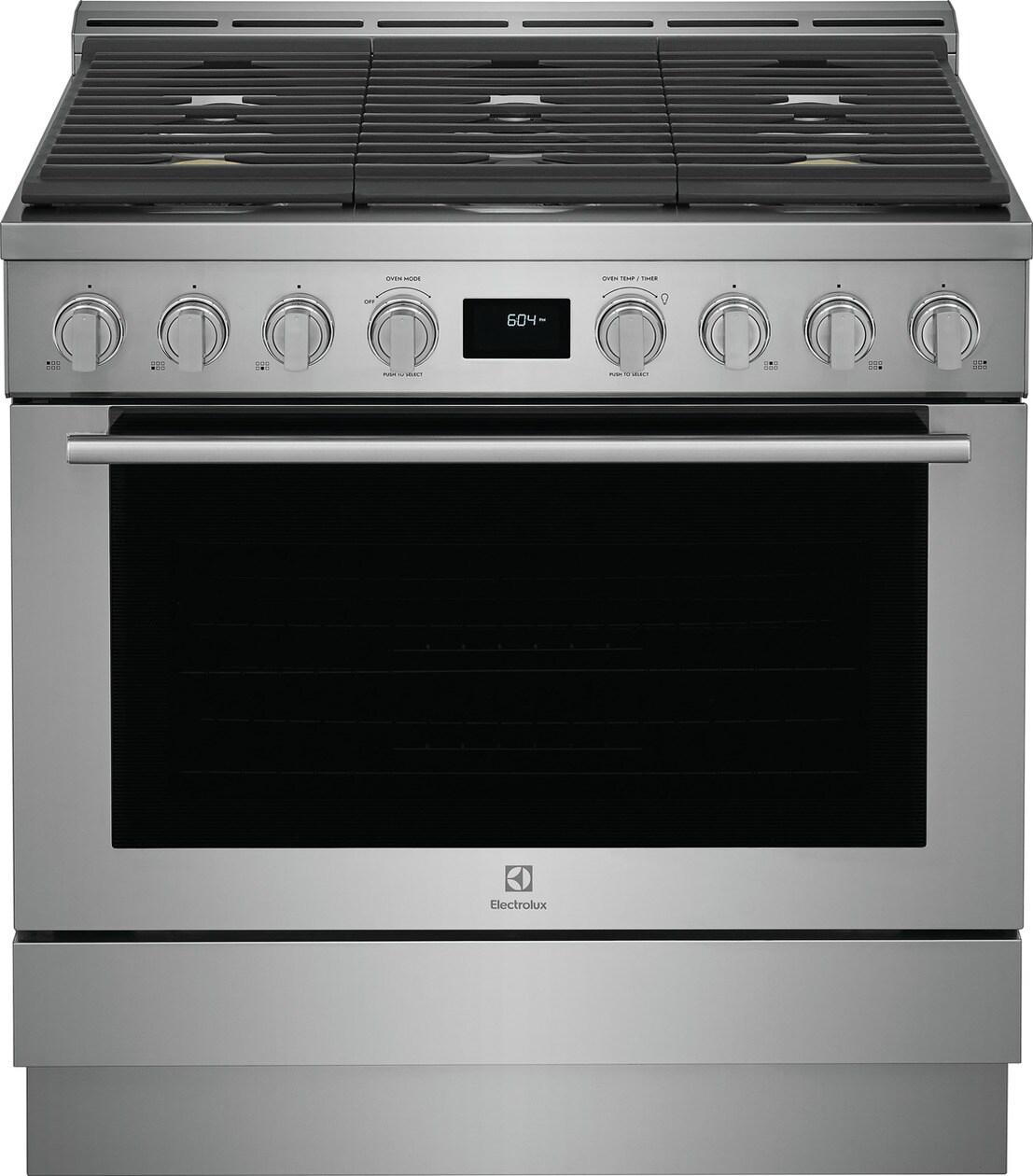 Electrolux ECFG3668AS Electrolux 36" Front Control Freestanding Gas Range