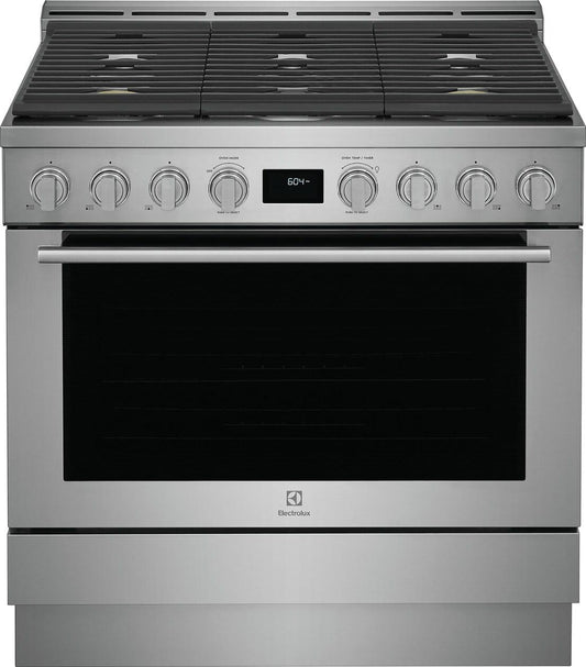 Electrolux ECFG3668AS Electrolux 36" Front Control Freestanding Gas Range