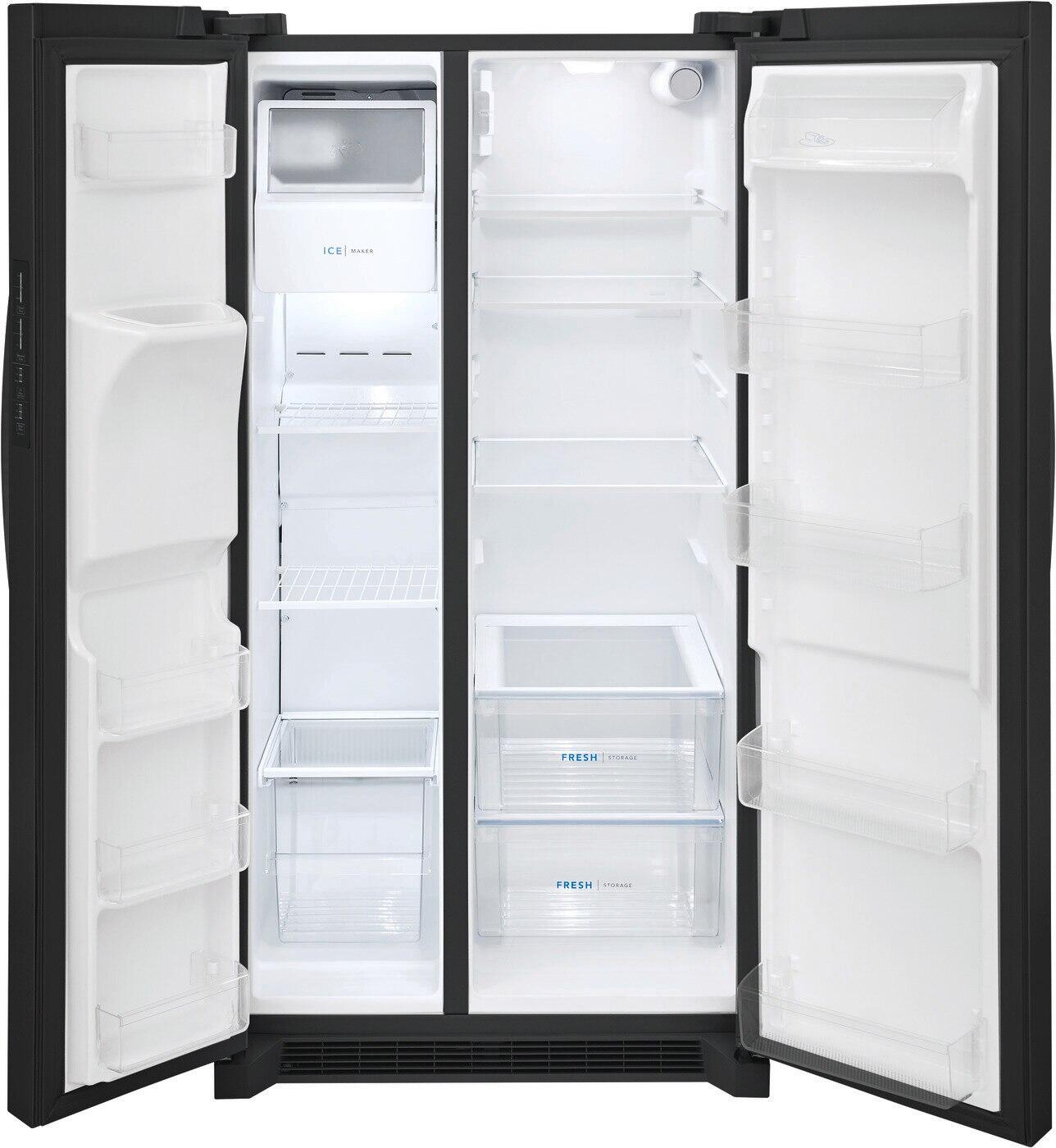Frigidaire FRSS2623AB Frigidaire 25.6 Cu. Ft. 36'' Standard Depth Side By Side Refrigerator