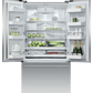 Fisher & Paykel RF201ADUSX5N Freestanding French Door Refrigerator Freezer, 36