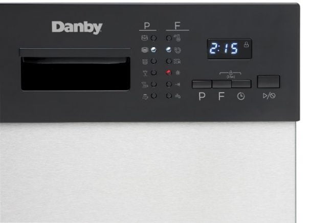 Danby DDW1804EBSS Danby 18 Stainless Built-In Dishwasher