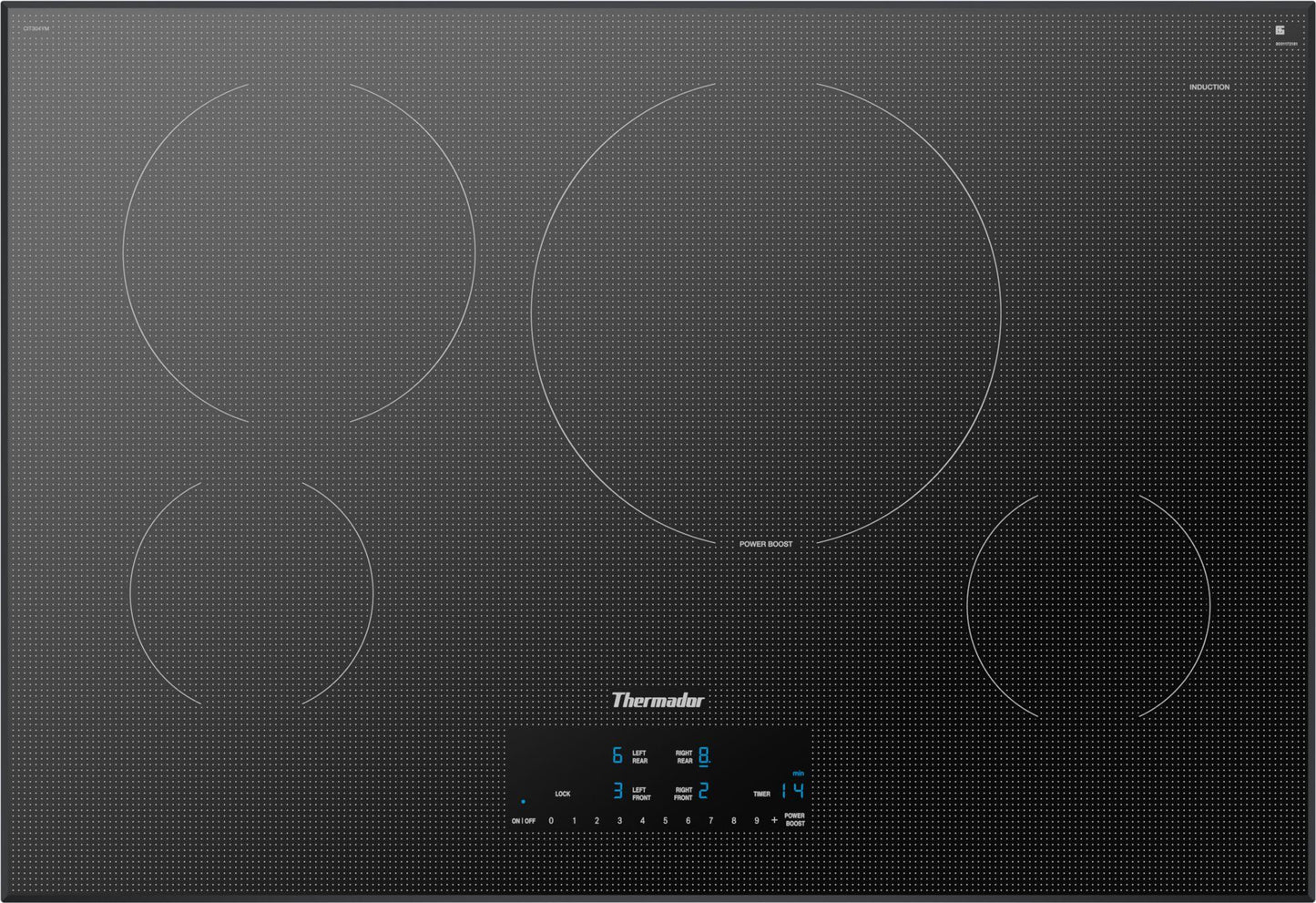 Thermador CIT304YM Induction Cooktop 30'' Silver Mirror, Surface Mount Without Frame Cit304Ym