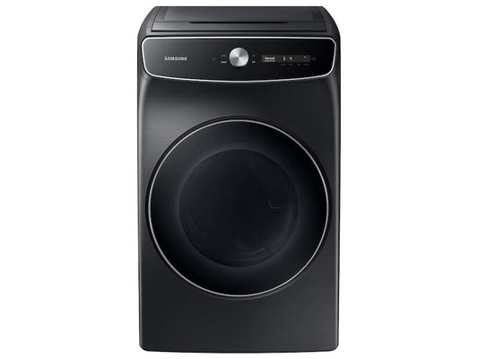 Samsung DVE60A9900V 7.5 Cu. Ft. Smart Dial Electric Dryer With Flexdry™ And Super Speed Dry In Brushed Black