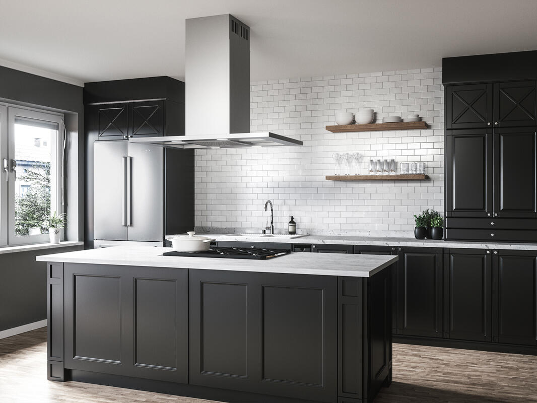 Zephyr ZMDM90BS 36" Modena Island