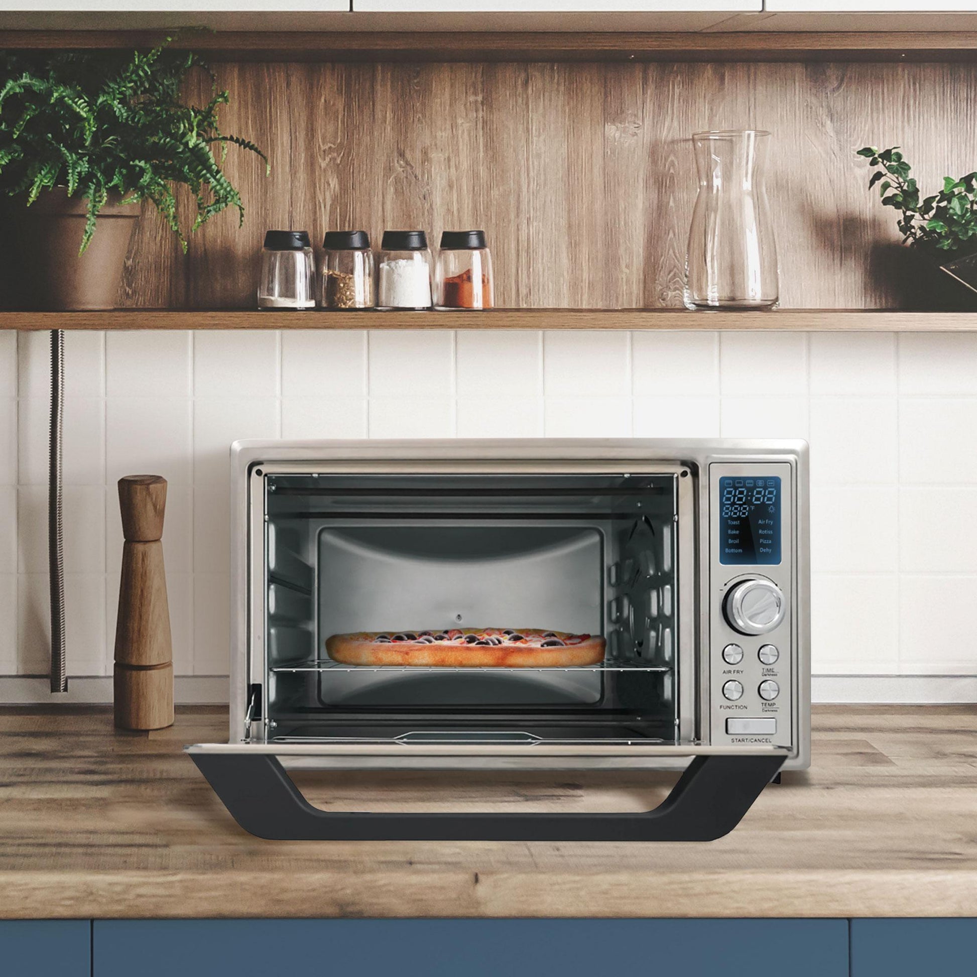 Danby DBTO0961ABSS Danby 0.9 Cu. Ft./25L Convection Toaster Oven With Air Fry Technology, Digital Lcd Display