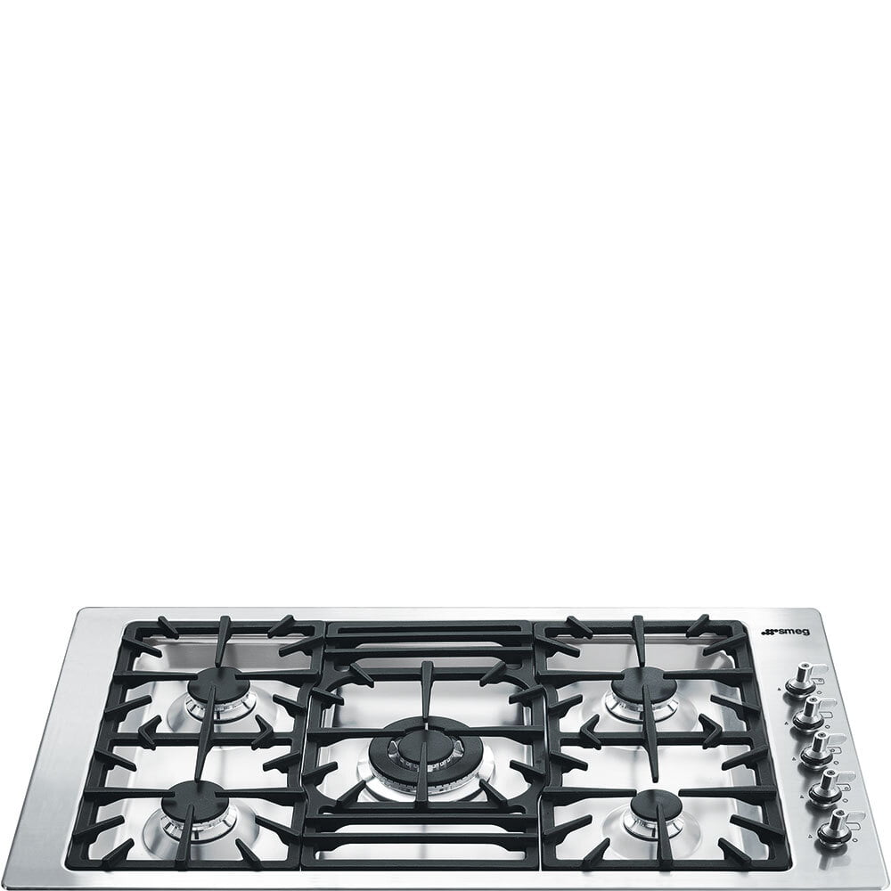 Smeg PGFU36X 36" Built-In Gas Cooktop