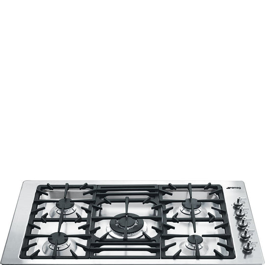 Smeg PGFU36X 36" Built-In Gas Cooktop