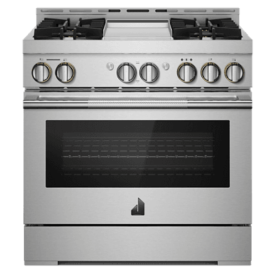 Jennair JGRP536HL 36" Rise Gas Professional-Style Range With Chrome-Infused Griddle
