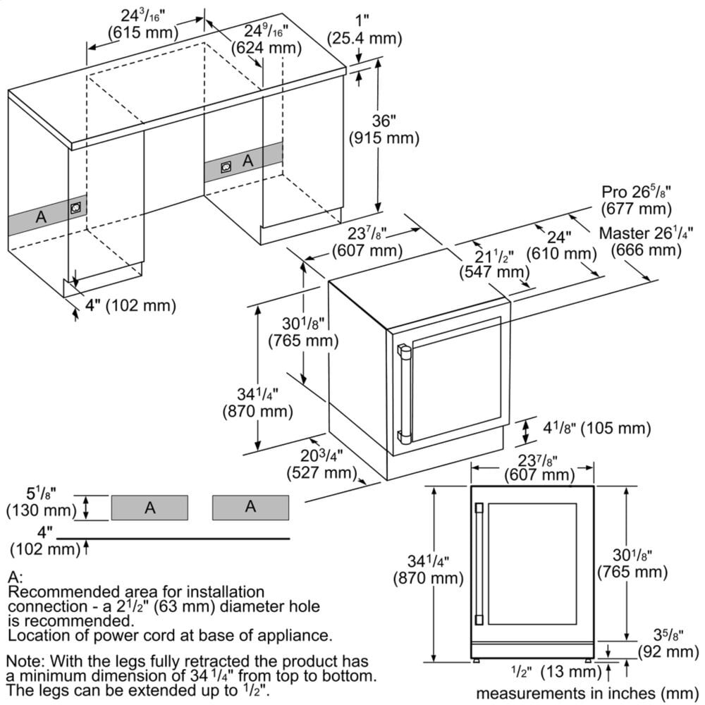 Thermador T24UW900RP 24-Inch Under-Counter Wine Reserve With Glass Door