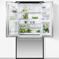 Fisher & Paykel RF170ADJX4 Freestanding French Door Refrigerator Freezer, 32