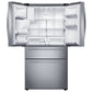 Samsung RF25HMIDBSR 25 Cu. Ft. Large Capacity 4-Door French Door Refrigerator With External Water & Ice Dispenser In Stainless Steel