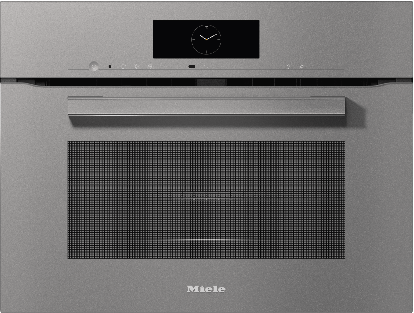 Miele H7840BMAMGRAPHITEGREY H 7840 Bm Am - 24" Compact Speed Oven In A Perfectly Combinable Design With Automatic Programs And Roast Probe.