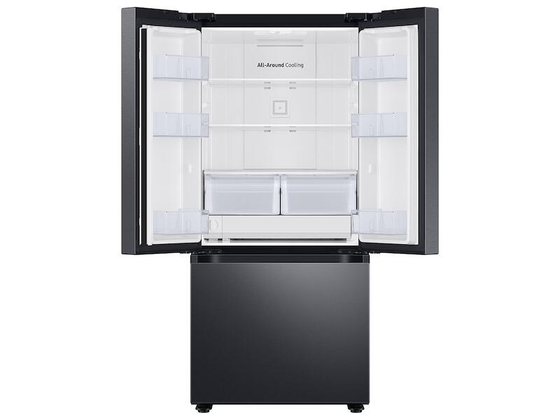 Samsung RF22A4121SG 22 Cu. Ft. Smart 3-Door French Door Refrigerator In Black Stainless Steel