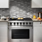 Thor Kitchen LRG3601ULP 36 Inch Gas Range In Stainless Steel - Liquid Propane