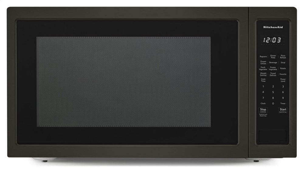Kitchenaid KMCS3022GBS 24" Countertop Microwave Oven With Printshield&#8482; Finish - 1200 Watt - Black Stainless