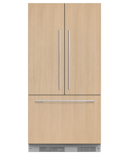 Fisher & Paykel RS36A72J1N Integrated French Door Refrigerator Freezer, 36", Ice