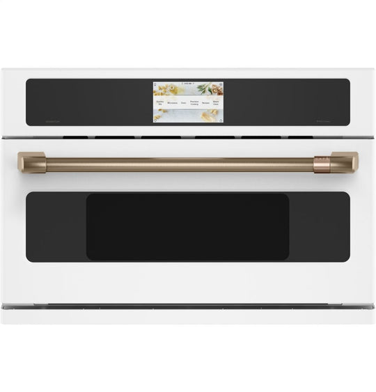 Cafe CSB913P4NW2 Café 30" Smart Five In One Oven With 120V Advantium® Technology