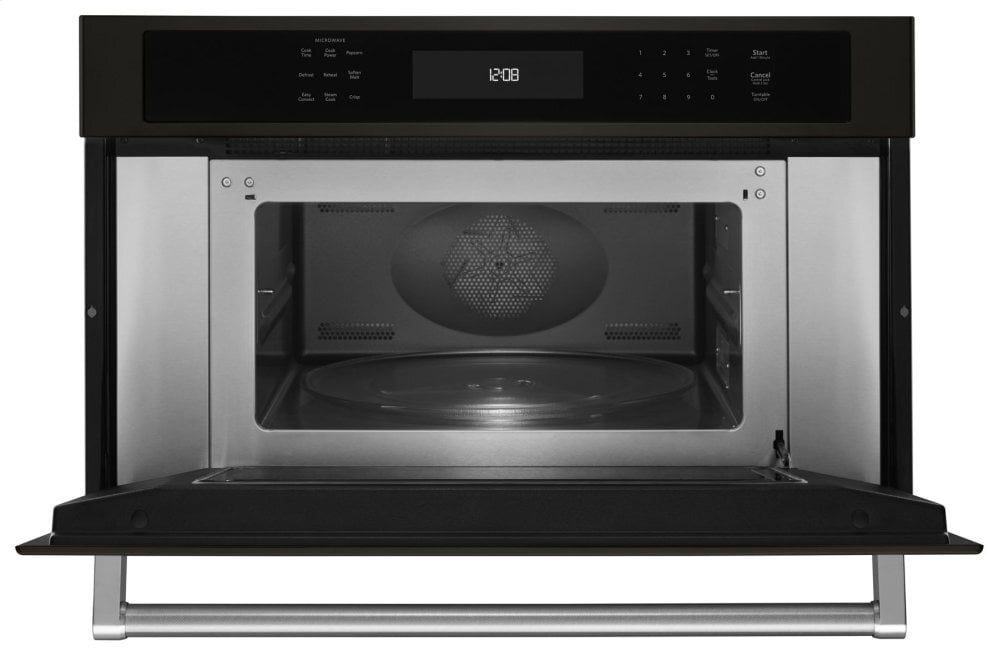 Kitchenaid KMBP100EBS 30" Built In Microwave Oven With Convection Cooking - Black Stainless Steel With Printshield™ Finish