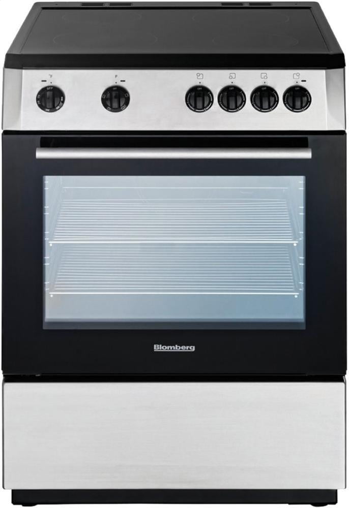 Blomberg Appliances BERU24202SS 24" Electric, Non-Convection, Smooth Top 4 Zone, Stainless