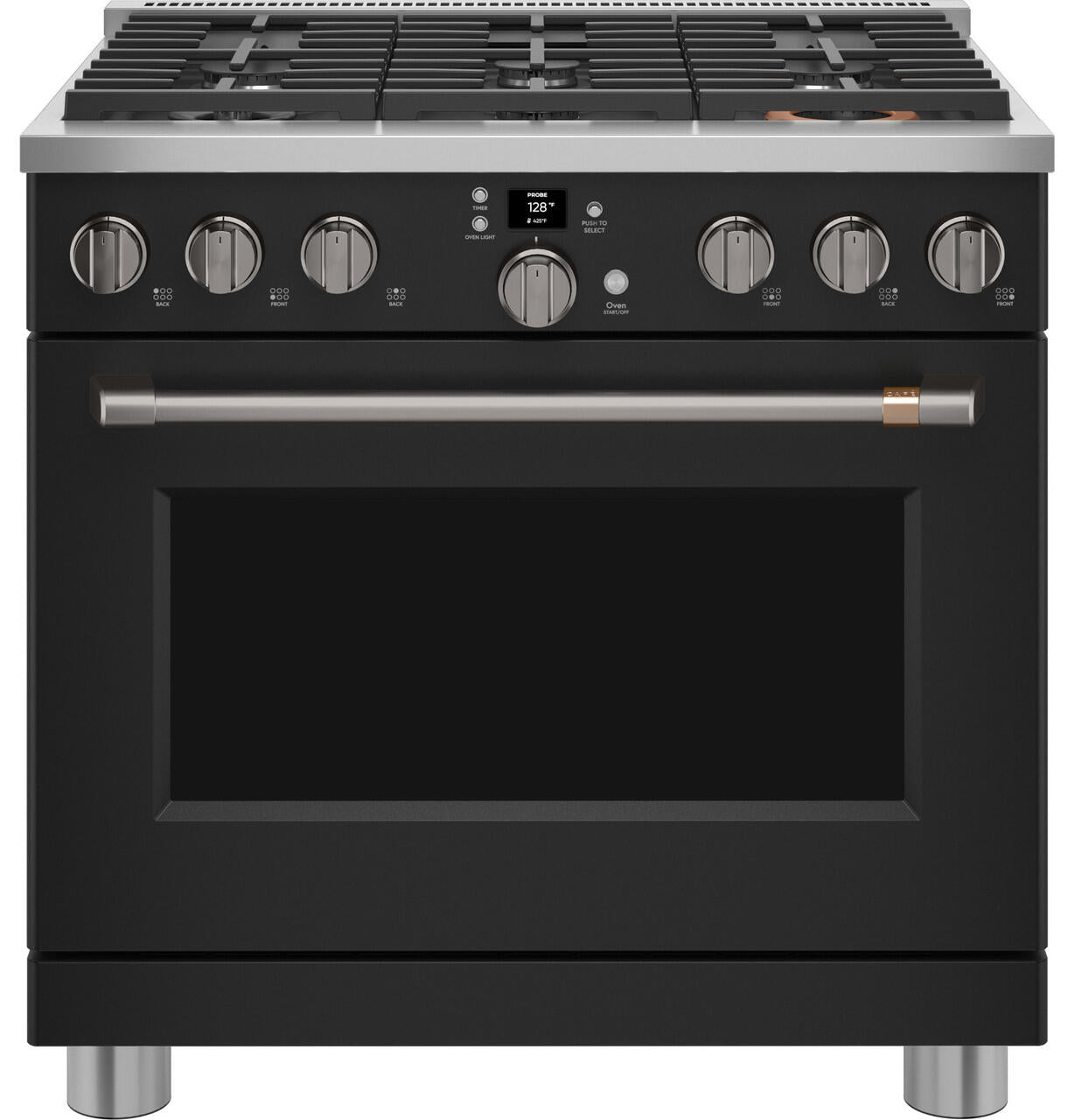 Cafe CGY366P3TD1 Café&#8482; 36" Smart All-Gas Commercial-Style Range With 6 Burners (Natural Gas)