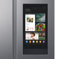 Samsung RS28A5F61SR 27.3 Cu. Ft. Smart Side-By-Side Refrigerator With Family Hub™ In Stainless Steel