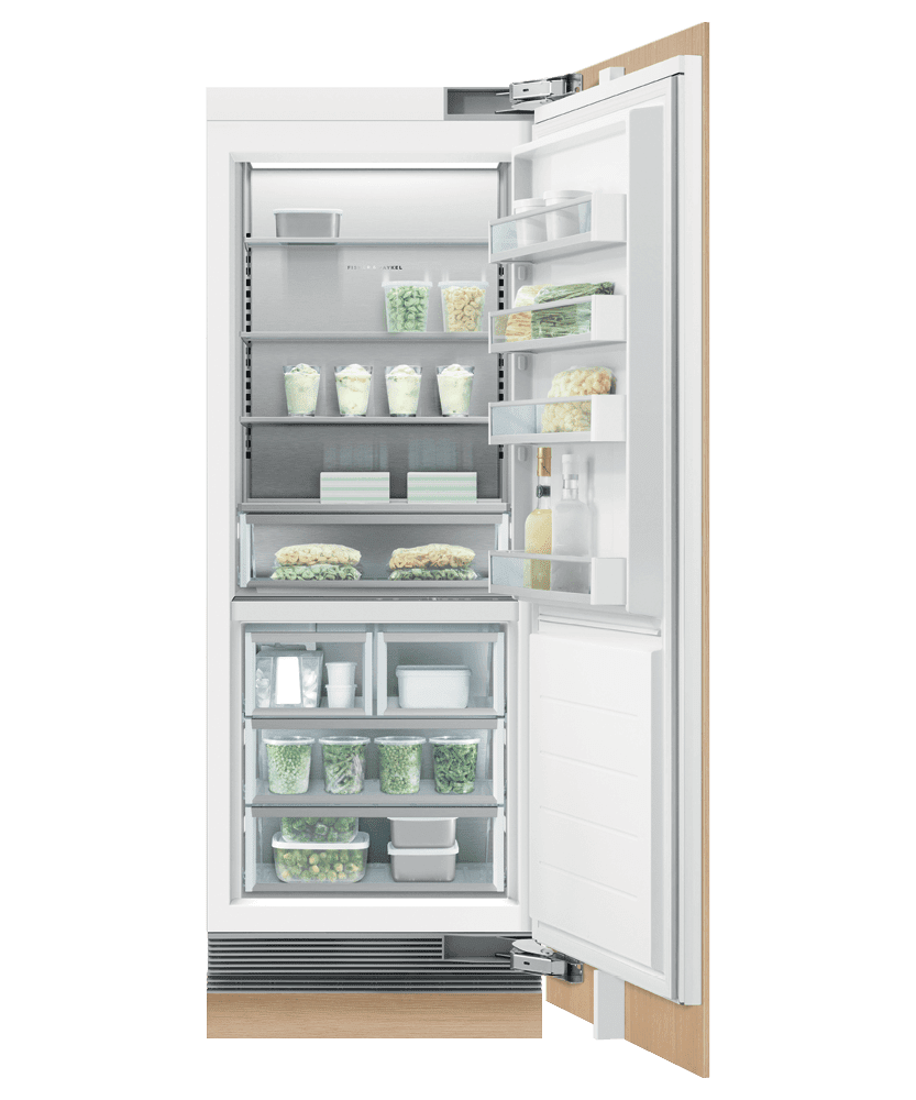 Fisher & Paykel RS3084FRJK1 Integrated Column Freezer, 30", Ice