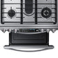 Samsung NX58H9950WS 5.8 Cu. Ft. Chef Collection Slide-In Gas Range With True Convection In Stainless Steel