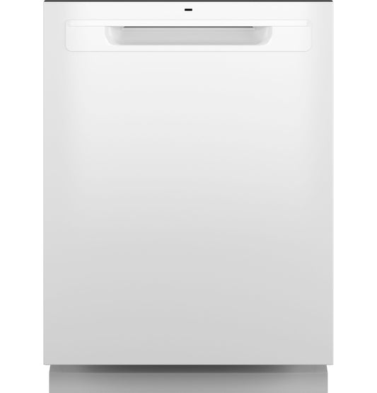 Ge Appliances GDP630PGRWW Ge® Top Control With Plastic Interior Dishwasher With Sanitize Cycle & Dry Boost