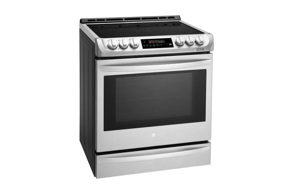 Lg LSE4615ST 6.3 Cu. Ft. Smart Wi-Fi Enabled Electric Slide-In Range With Probake Convection®
