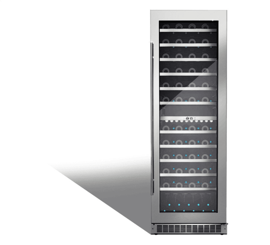 Silhouette DWC140D1BSSPR Bordeaux 24 Dual Zone Wine Cellar.