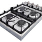 Thor Kitchen TGC3001 30 Inch Professional Drop-In Gas Cooktop With Four Burners In Stainless Steel