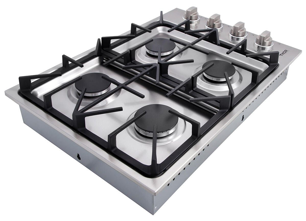 Thor Kitchen TGC3001 30 Inch Professional Drop-In Gas Cooktop With Four Burners In Stainless Steel